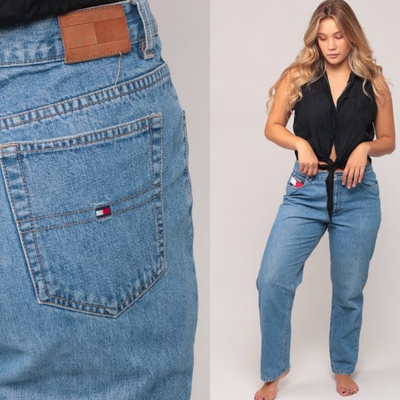 Vintage tommy hilfiger jeans womens Clearance